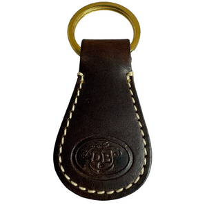 #120 Dooney & Bourke Rare Crest Leather Key Fob